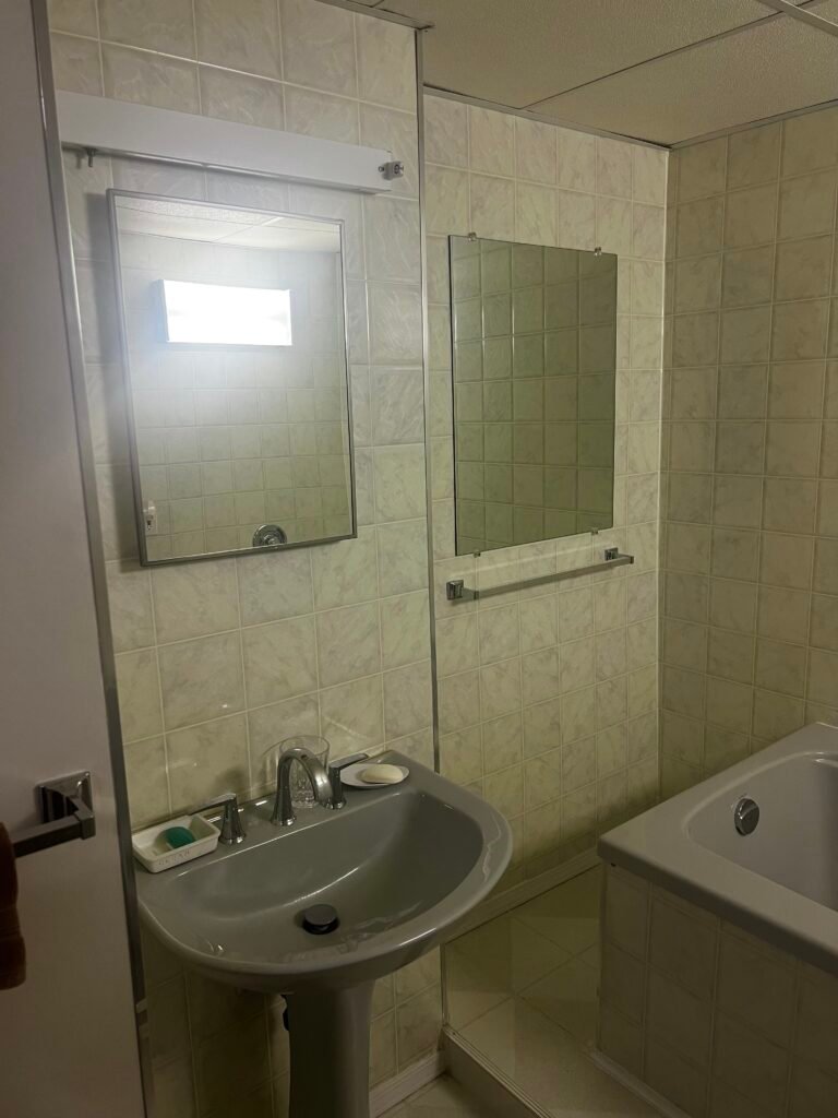 Image of bathroom before refresh renovation starts