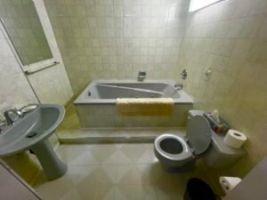 Image of outdated bathroom before refresh renovation