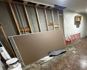 Flood damage restoration