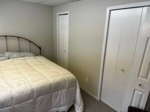 Closet added to bedroom